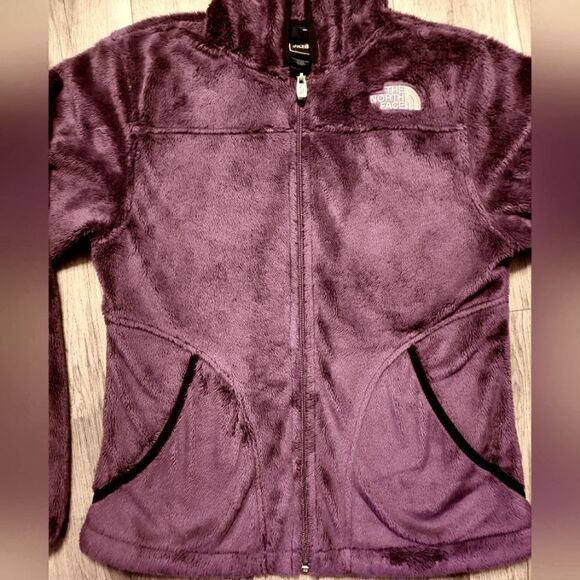 The North Face Fleece Hooded Full Zip Jacket Purple Size S/P - Picture 3 of 7